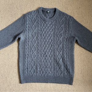 Men’s Uniqlo Cable Knit Sweater